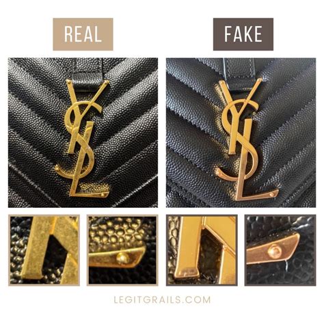 how to spot a fake ysl kate bag|kate bag ysl logo.